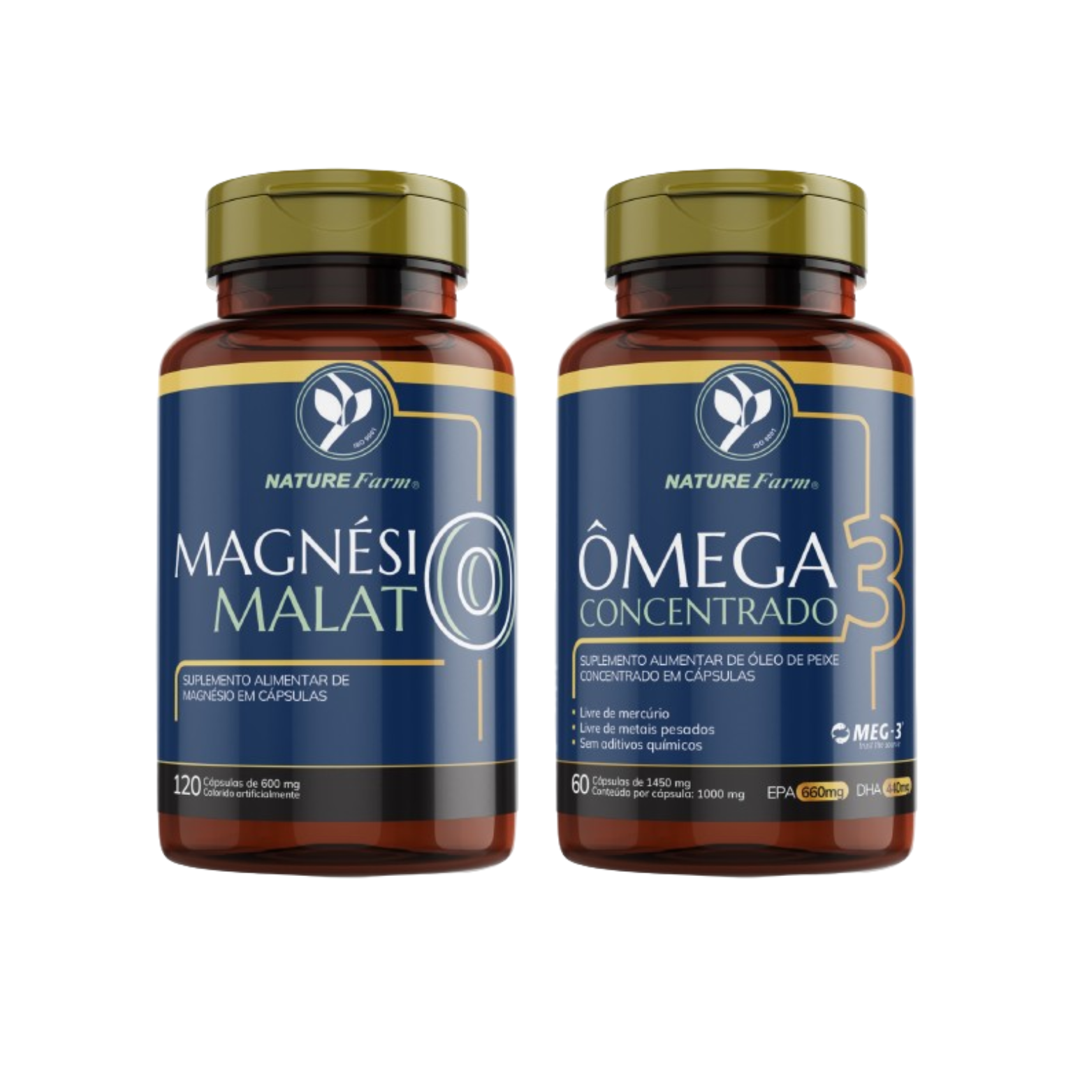 Combo Ômega 3 + Magnésio